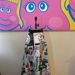 Alice + Olivia Basquiat Beaded Limited Edition Maxi Skirt